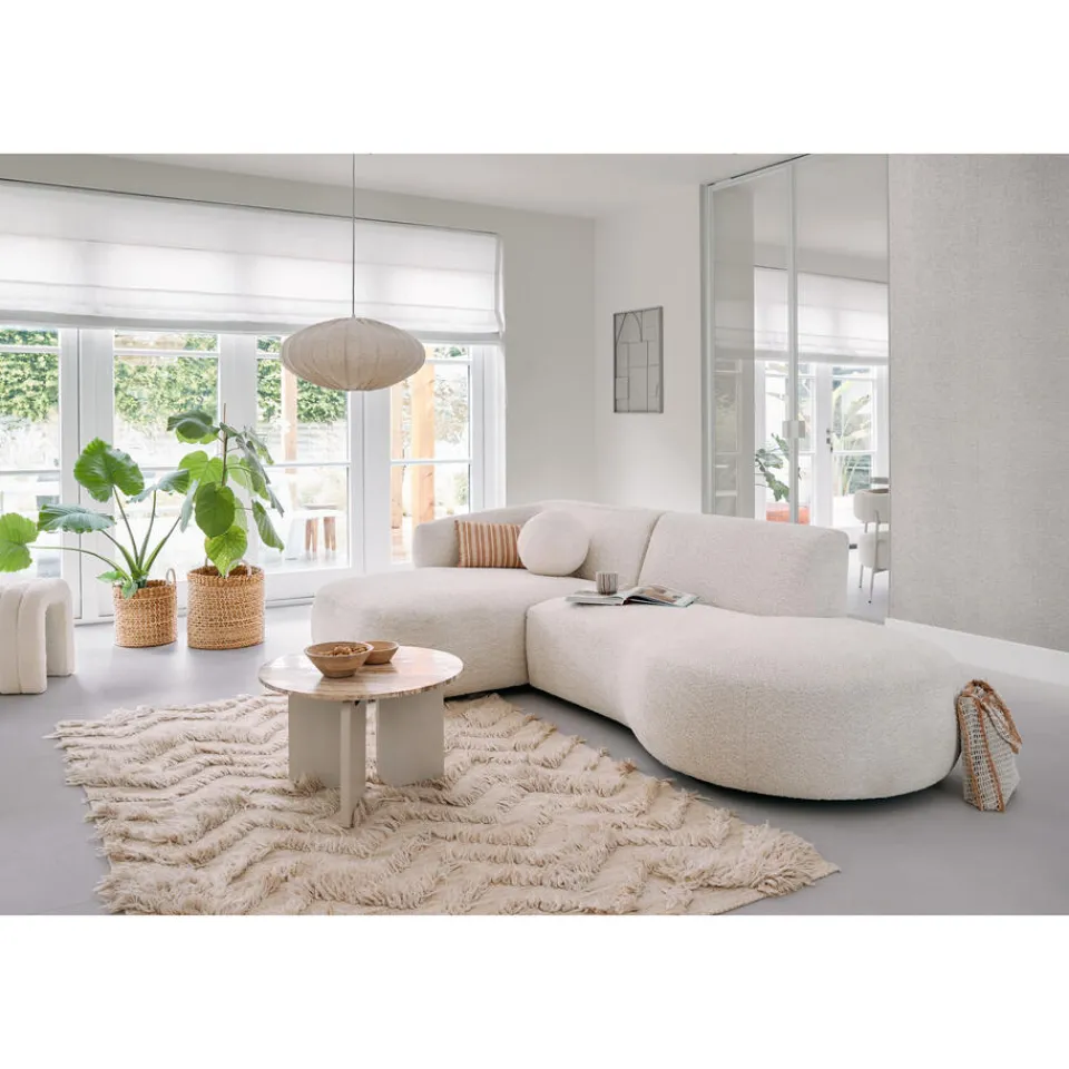 Kwantum Bijzettafel Brez Marmer Taupe ø 60x38 Cm